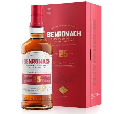 Benromach Speyside Single Malt Scotch Whisky 25 Years, 0,7 l Benromach Speyside Single Malt Scotch Whisky 25 Years, 0,7 l
