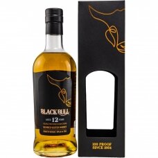 BLACK BULL AGED 12 YEARS DOUBLE MATURED IN OAK CASKS BLENDED SCOTCH WHISKY, 0,7 l
