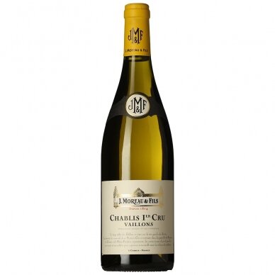 J. Moreau & Fils Chablis Premier Cru Vaillons AC, 0,75 l J. Moreau & Fils Chablis Premier Cru Vaillons AC, 0,75 l