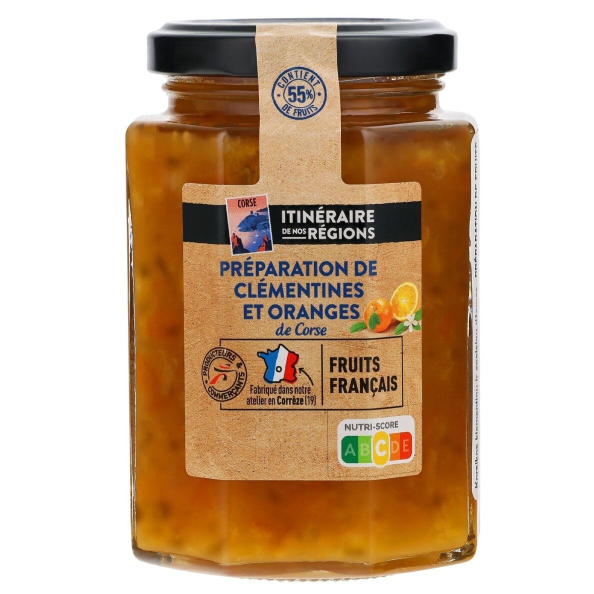 Korsikos klementinų ir apelsinų džemas, 315 g Korsikos klementinų ir apelsinų džemas, 315 g