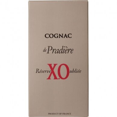 Cognac Pradiere XO, 0,7 l 1