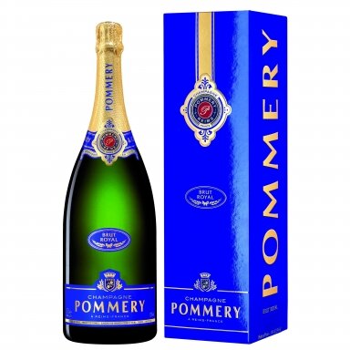 Pommery Champagne Brut Royal Magnum in Gift Box, 1,5 l Pommery Champagne Brut Royal Magnum in Gift Box, 1,5 l