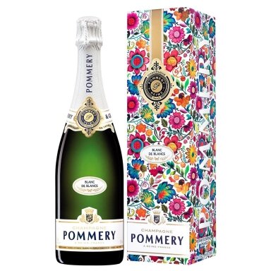 Pommery Champagne Blanc de Blancs Mexico in Gift Box, 0,75 l Pommery Champagne Blanc de Blancs Mexico in Gift Box, 0,75 l