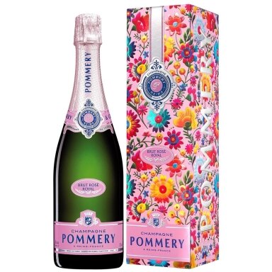 Pommery Champagne Brut Rose Mexico in Gift Box, 0,75 l Pommery Champagne Brut Rose Mexico in Gift Box, 0,75 l