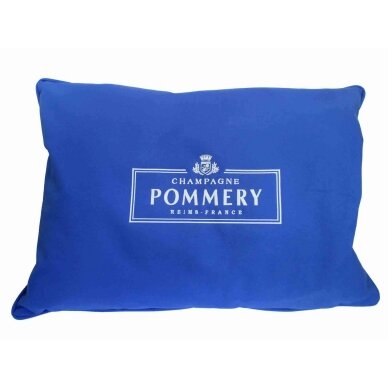 Pommery mėlyna dekoratyvinė pagalvėlė 50x70cm