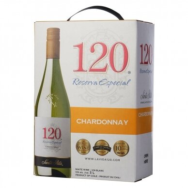 Santa Rita 120 Chardonnay Bag In Box, 3 l