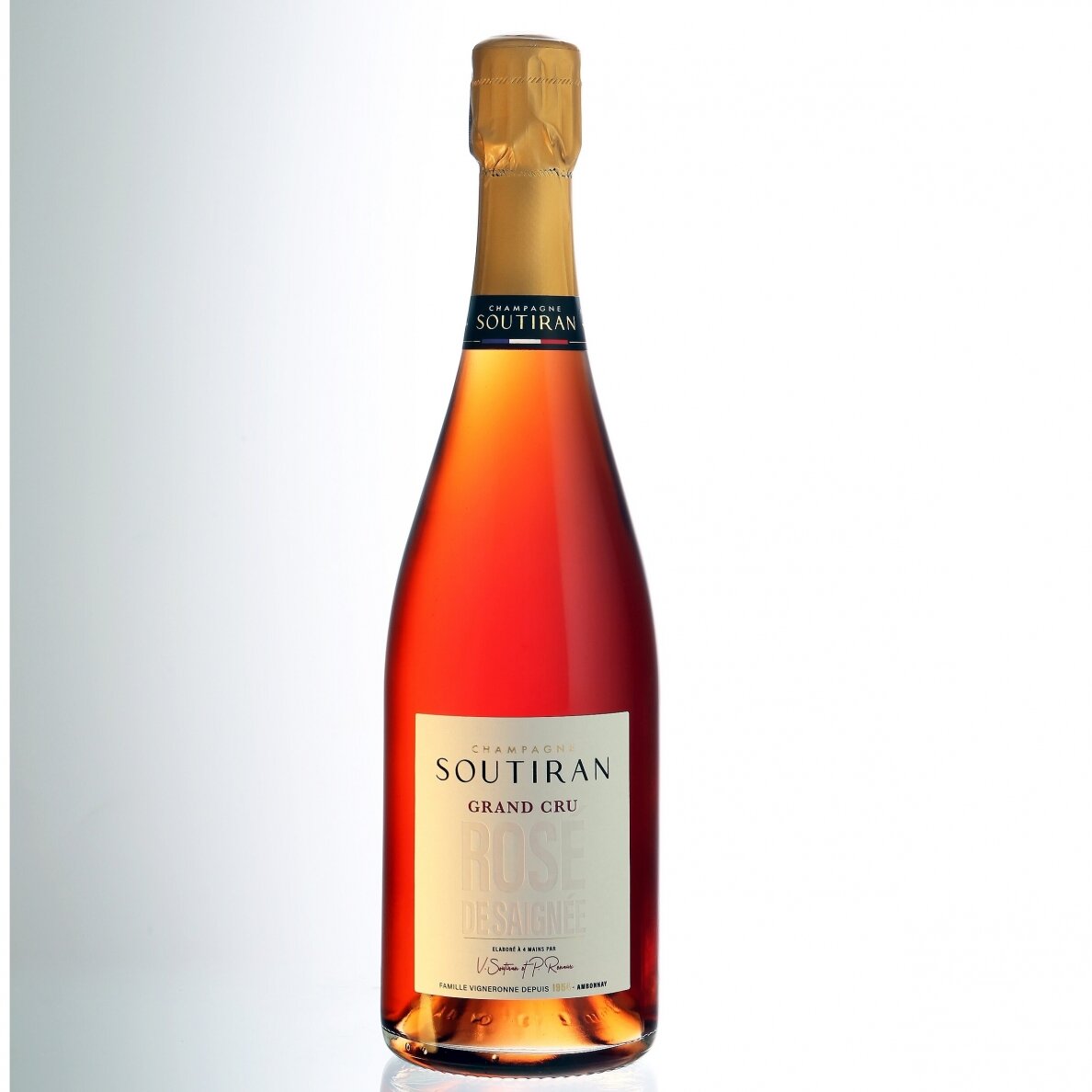 Soutiran Rose de Saignee Champagne, 0,75 l