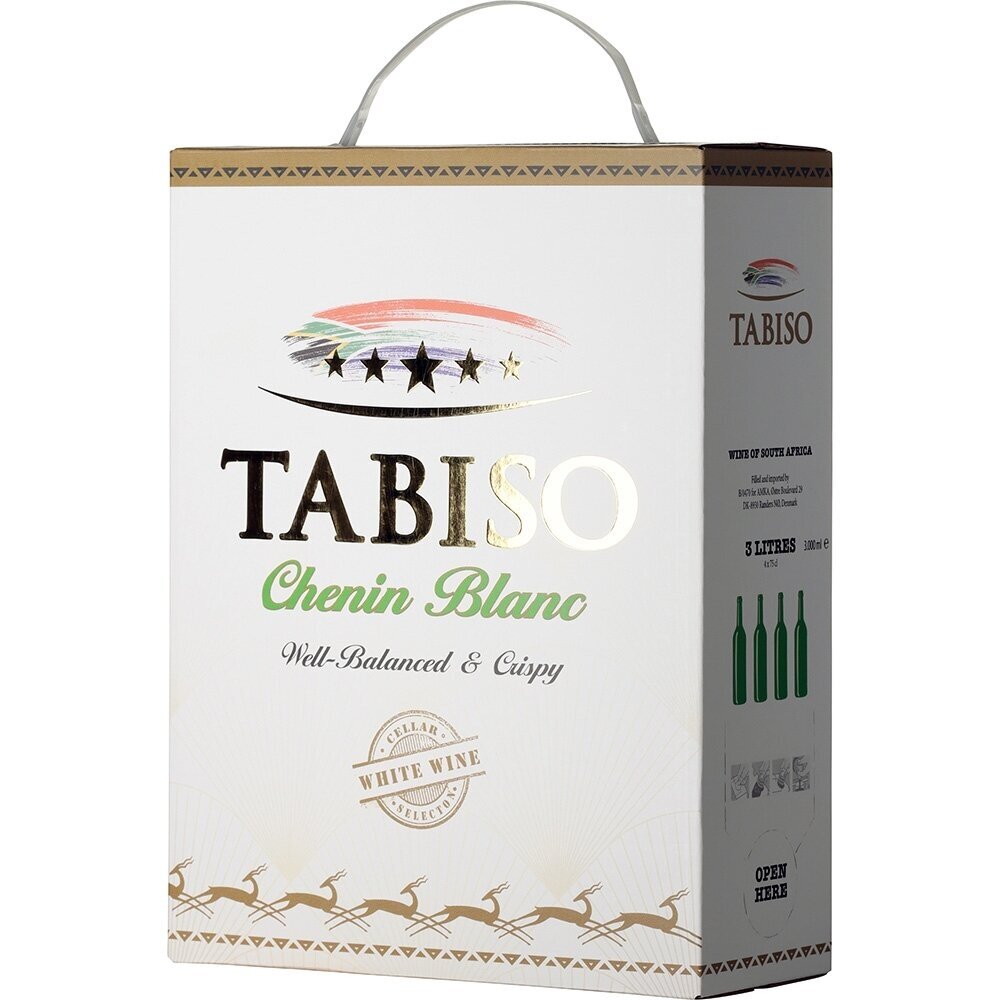 Tabiso Chardonnay Chenin Bag In Box, 3 l