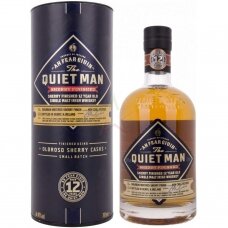 The Quiet Man 12 years old Single Malt Sherry Finish Irish Whisky, 0,7 l